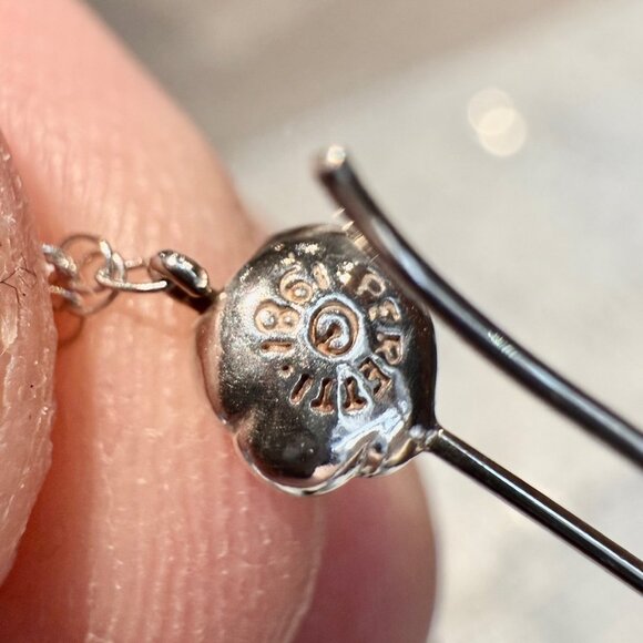 Tiffany & Co X Elsa Peretti Silver Mesh Drop Earrings - Picture 7 of 10